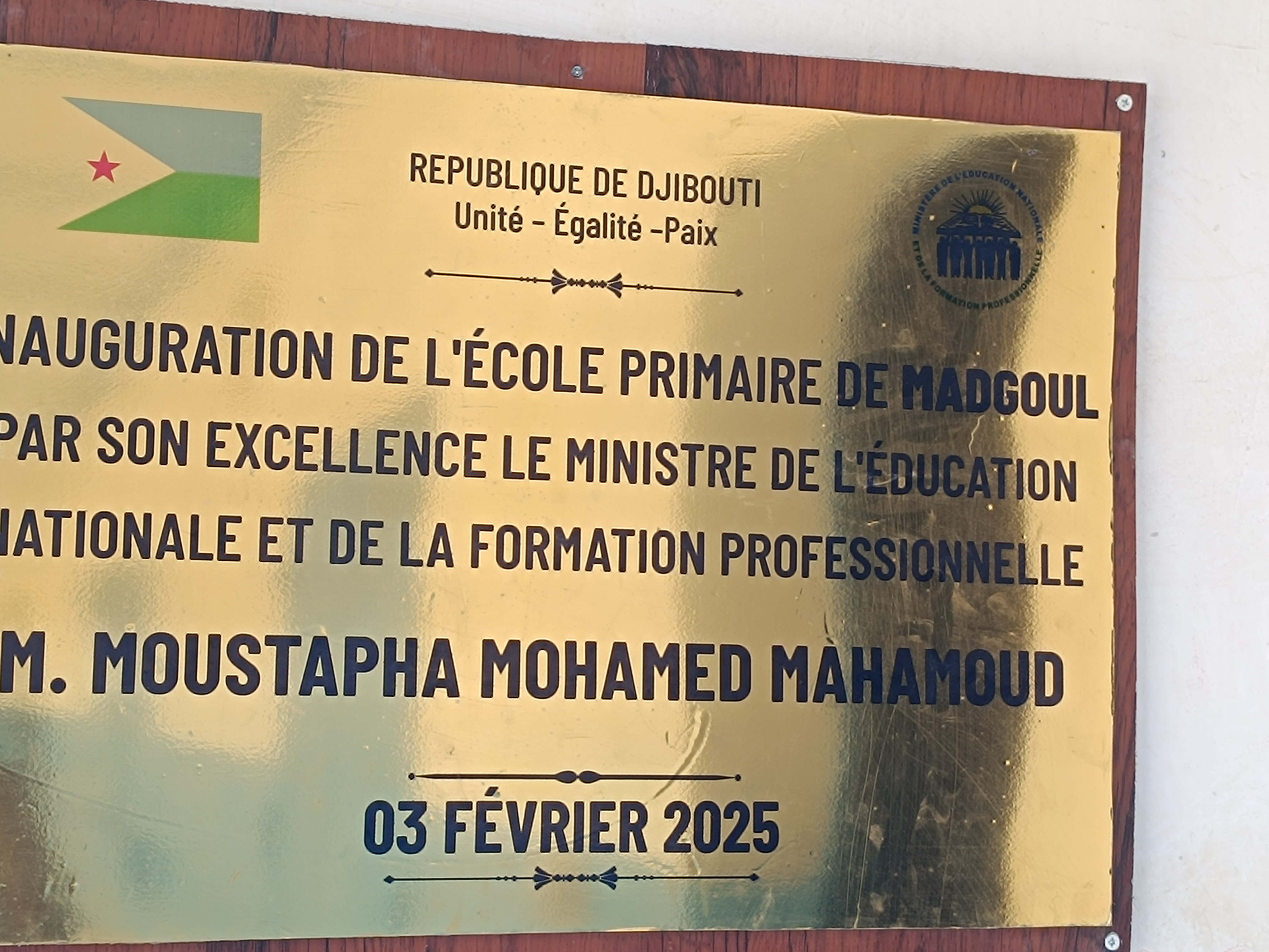 Plaque Inauguration